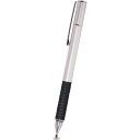ショッピングタッチペン オウルテック　これ1本で2通りの書きごごち　導電繊維タイプとクリアな丸型ヘッドを選べる静電式タッチペン OWL-TPSE02-SI ( OWLTPSE02SI ) （株）オウルテック