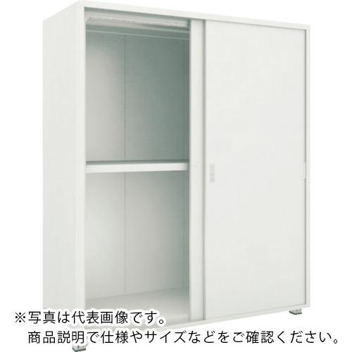 TRUSCO M3型棚 背板・側板・引違扉付 W1800XD921 3段 ( M3-6693-SGK ) トラスコ中山(株)