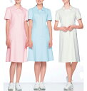 CF4807 ナガイレーベン Naway Clair Robe ワンピース (白衣 医療用白衣 看護師用 ナース 白 ホワイト ピンク ブルー 通販 楽天 白衣ネット)