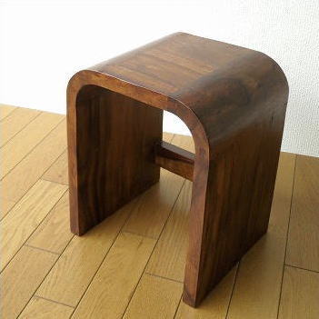 木製スツール ミニテーブル 天然木製 無垢材 椅子 チェアー イス いす 花台 ウッドスツ…...:hakusan:10005790