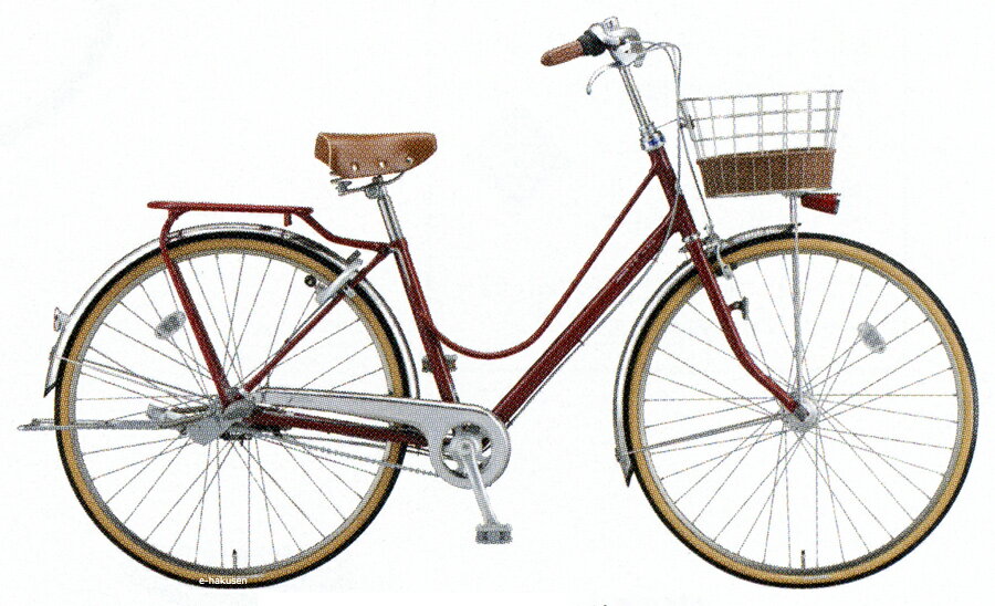 【フロアポンプサービス中】カジュナ　デラックス（ベーシックライン）（CJ7TP）27ンチ 3段変速2012モデル CajunaBRIDGESTONE(ブリヂストン)お買い物・通学自転車