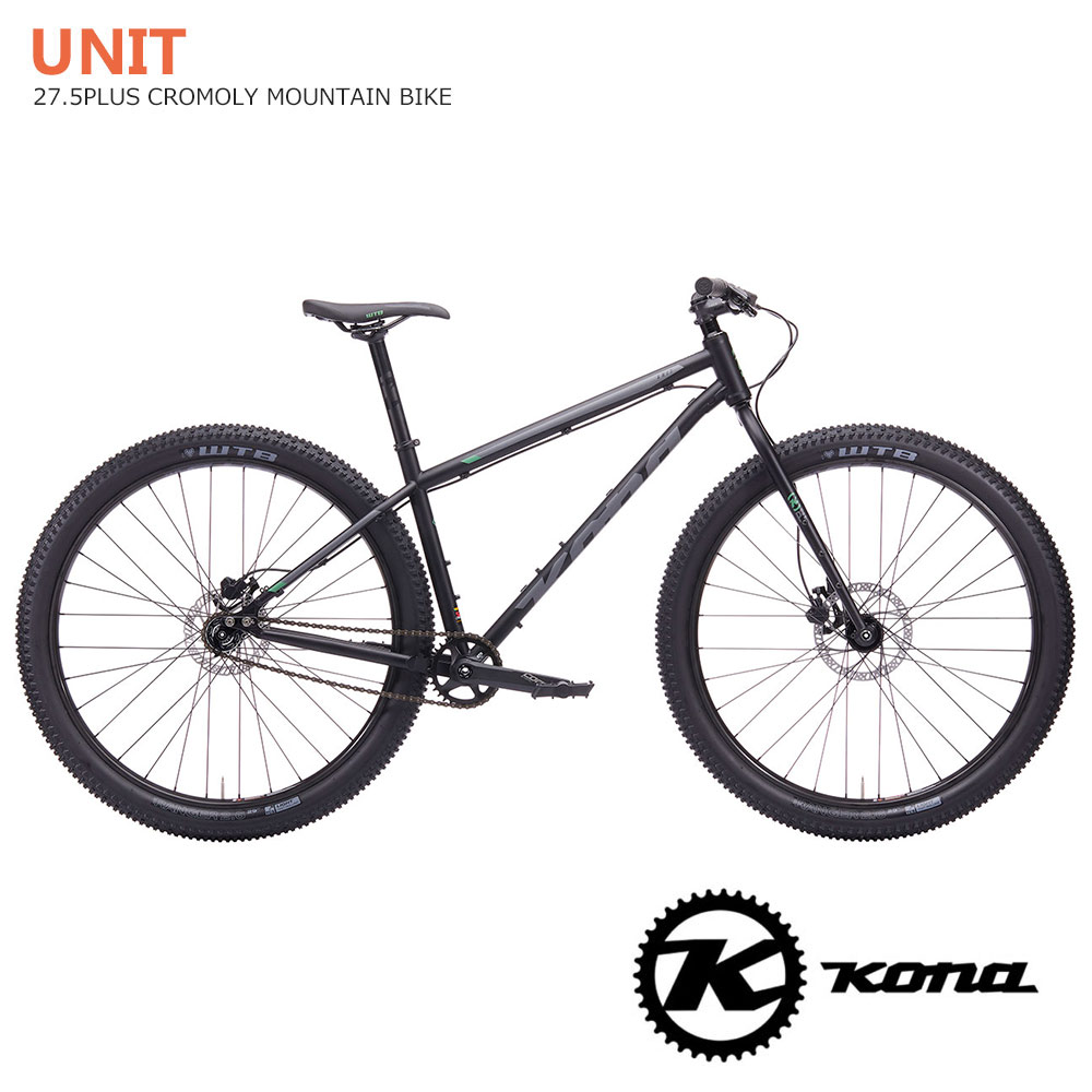 【1都3県送料2700円より(注文後修正)】2020モデルKONA(コナ)UNIT(ユニット)27.5+シングルスピード【送料プランC】 【完全組立】の画像