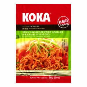 【ハラル認証】KOKA インスタント麺 スパイシーシンガポール・焼きそば味（85g）【HA…...:hakutaka:10001746