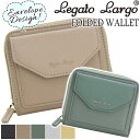 レガートラルゴ 財布 LegatoLargo 二つ折り財布 二つ折り 折り財布 ラウンドファスナー財布 折財布 お財布 サブ財布 小銭入れ カード 収納 きれいめ かわいい コンパクト シンプル 上品 大人っぽい Envelope Design エンベロープ 【CPT】 LJ-V0052