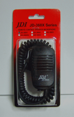 【税・送料無料】 ハムセンアライオリジナルマイク JD-3601JDI JD-360X Seriesスピーカーマイク（2ピンタイプ）