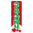 のぼり 【「さくらんぼ狩り」】のぼり屋工房 223