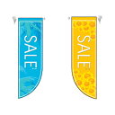 ミドルRフラッグ SALE 夏 のぼり屋工房 6039/業務用/新品