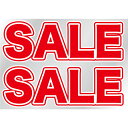 ウィンドウシール 片面 SALE(2) のぼり屋工房 6875/業務用/新品