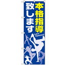 のぼり「本格指導致します」のぼり屋工房 GNB-2118 幅600mm×高さ1800mm/業務用/新品