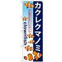 のぼり 【「カクレクマノミ」】のぼり屋工房 GNB-573 幅600mm×高さ1800mm【業務用】【グループC】