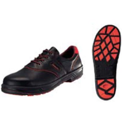 安全靴 シモンライト SL11−R 黒/赤 24.5cm 【業務用】【送料無料】...:hamaken:10183935