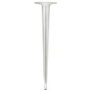 ハヤシ アルミ鋳物テーブル脚(1本) ベースサイズ:高さ570mm 品番:SS-101 鏡面仕上げ アジャスター付き/送料別
