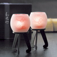 和光灯進物用ピンク菊水(1対入)b