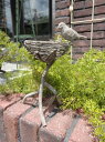 ガーデニング ガーデン 雑貨 アンティーク『アンティーク風・小鳥ミニスタンド』