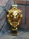 ガーデニング ガーデン 雑貨 リース 玄関 フラワー『ライオン ハンガーオブジェ・GOLD』