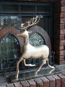 クリスマス ガーデニング ガーデン『Antique Deer Running』