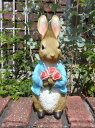 ガーデニング雑貨 ガーデン ウサギ 雑貨『Peter Rabbit♪ローズブーケ』