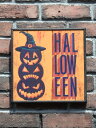 ハロウィン かぼちゃ パンプキン オーナメント『happyハロウィンボード・パンプキンタワー』