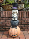 ハロウィン かぼちゃ パンプキン オーナメント『ハロウィン♪Boo,Boo,Boo!』