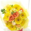 【Today's花束ブーケタイプMサイズ】花束 生花 フラワーアレンジ お誕生日お祝い 御祝 花束 結婚祝 開店祝 ブーケ ミニブーケ 楽ギフ_包装