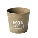 GREENHOUSE/カーボンポット ラウンドL ブラウン/4012-A-BR【01】【取寄】《 ガーデニング用品 ポット・鉢 プラスチック 》