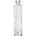 即日★ハーバリウム瓶(角)200ml アルミ銀キャ