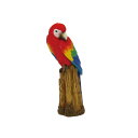 丸和貿易/ソリッドオブジェ ベニコンゴウインコ/400829800【01】【取寄】《 ガーデニング用品 雑貨・置物・オーナメント 置物・オーナメント 》