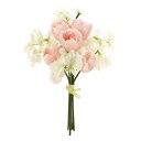 即日 【造花】東京堂(MAGIQ)/パステルスプリングブーケ ホワイトピンク/FM009632-002《 造花(アーティフィシャルフラワー) 造花 花材「た行」 チューリップ 》