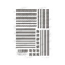 ツメキラ/千鳥格子ver.2 ブラック/NN-CDR-102【10】【取寄】 手芸用品 クラフト 手作り 材料 ネイルアート向け資材