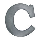 CARNAC/ティンビッグレター　C/BTL-C【07】【取寄】 店舗ディスプレイ ディスプレイ 店舗インテリア 文字ベース
