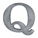 CARNAC/ティンビッグレター Q/BTL-Q【07】【取寄】 店舗ディスプレイ ディスプレイ 店舗インテリア 文字ベース