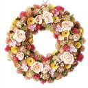 彩か/Wreath プランタン M/CXO-926M【07】【取寄】 花器、リース リース完成品 天然素材