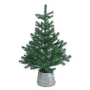 【造花】東京堂/バスケットファーツリー GREEN/XV300500【01】【取寄】 店舗ディスプレイ クリスマス飾り クリスマスツリー
