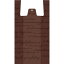 レジバックNO.45 #8 ブラウン 100枚/GF008004-008【01】【取寄】《 ラッピング用品 ・梱包資材 ラッピング袋・梱包袋 レジ袋 》