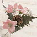 早割◎即日★【造花】YDM/ポインセチアピック×3/FS6786-P【00】《 造花(アーティフィシャルフラワー) 造花 花材「は行」 ポインセチア 》