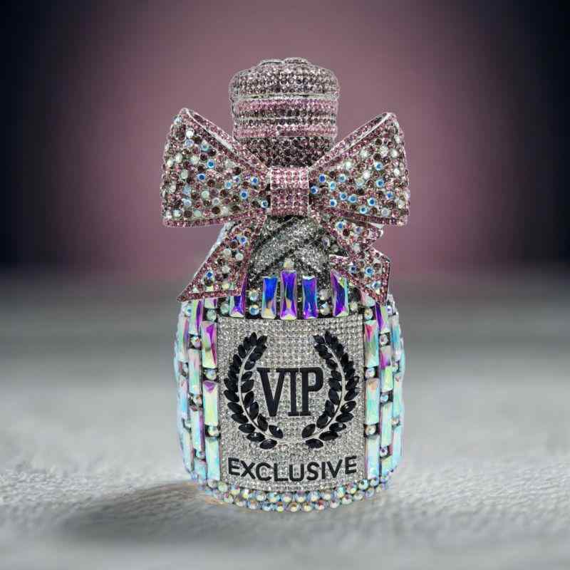 クラッチバッグ レディース リボン ワインボトル型 ラインストーン パーティーバッグ イブニングバッグ フォーマルバッグ 結婚式 二次会 披露宴 お呼ばれ