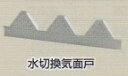 【期間限定ポイント2倍】★【楽天最安値挑戦】屋根材 W600折板 ルーフデッキ用役物部材『3連 水切換気面戸 』メンド