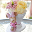 【ディズニー】誕生日の花 プリザーブドフラワー ディズニー ミニー プランター ミニ 母の日ギフト