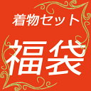 いつでも買える 着物セット 福袋 小紋の着物・細帯・帯揚げ・...