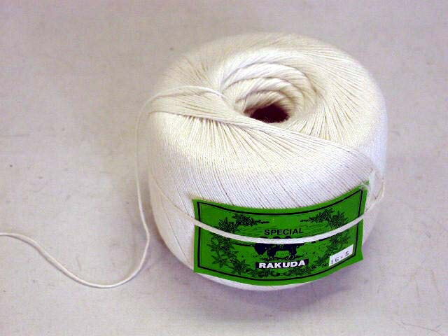 トスコ【ラクダ印】手織り用麻糸16-5太タイプ450g（ラミー）・緑ラベル