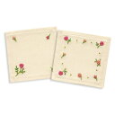 刺繍キット コースター「ローズ」(2枚1組) 9028 青木和子 フランスししゅうキットシリーズ オリムパス 手芸の山久