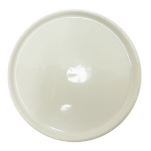 白い受け皿 L　白い陶器鉢コーン用 白陶器鉢皿　約15．8cm　（9004076）
