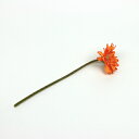 造花 ザ・フラワー ライトオレンジ 11744VY4 LO 花の直径:約10cm 全長:約35cm (9027769)送料別 通常配送