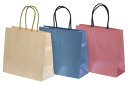 パールシリーズ（ファンシー）シックな色合いの手提げ紙袋。全3色。マチ10cm