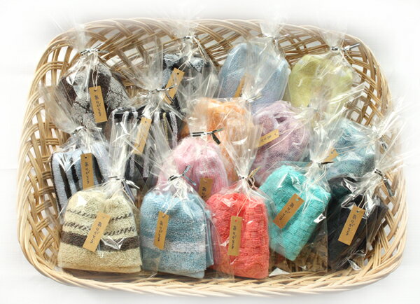 ありがとうミニタオルハンカチ/アソートver【30枚以上から】【子供向け】【送料無料※メール便発送不可】【結婚式】【ブライダル】【引出物】【二次会】【プチギフト】【楽ギフ_包装】