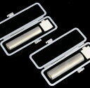【送料無料】 印鑑・はんこ/シルバーブラストチタン印鑑2本セット【13.5/15.0mm】 ブラック牛もみ印鑑ケース付実印・銀行印・認印|個人印鑑|ハンコ個人印鑑 ハンコ いんかん 就職祝い 印鑑セット 送料無料 会社 ギフト 祝い プレゼント