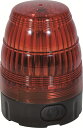 【即納可】日動工業 電池式LED小型回転灯 LEDフラッシャー75【赤】 NLF75-BA-R 電源不要 電池式 モーターレス 回転 点滅 警告灯 マグネット式 LED 防水規格IP44 屋外型