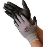 3Mコンフォートグリップグローブ【グレー・Lサイズ】GLOVE-L(スリーエム,作業用手袋,一般作業用,細かい作業,むれない,通気性,耐油性,油作業)