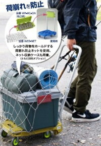 “weego”用荷崩れ防止ネット【WEE-NET】TRUSCO小型樹脂台車ウィーゴに取り付けてお使いいただけます。