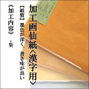 手漉き画仙紙 『雷神』全紙 1袋:1色×10枚入漢字用にじみ...